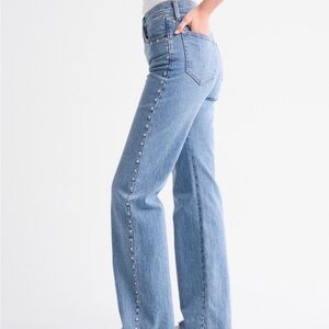 Abercrombie Curve Love Studded 90’s Women's Jeans